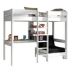Image de PINO Lit mezzanine et fauteuil laqué Blanc