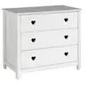 Image de Commode 3 Tiroirs "Amori" Blanc