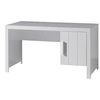 Image de Bureau 1 porte pin massif laqué blanc Erik