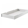 Image de Vipack Erik Tiroir lit gigogne en bois laqu blanc L199 x H18,5 x P94 cm