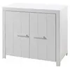 Image de Commode Enfant en Bois 2 Portes "Erik" 100cm Blanc