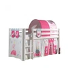 Image de PINO Lit sureleve avec sommier Blanc Little Princess