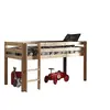 Image de PINO Lit Compact Pin Massif Naturel 90x200