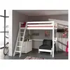 Image de PINO Lit mezzanine 140x200 + Commode 2 portes + Lit transformable en fauteuil