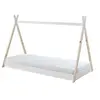 Image de Lit TIPI blanc-naturel avec matelas