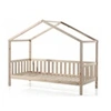 Image de Lit Enfant Cabane & Barrière "Dallas Ii" 90x200cm Naturel