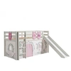Image de PINO Lit mezzanine avec toboggan + Birdy rideau de lit et 3 pochettes