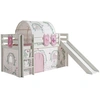Image de PINO Lit mezzanine avec toboggan Blanc Birdy