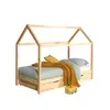Image de Dallas Lit LP 90x200cm Naturel + Lit gigogne