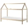Image de Dallas Lit LP 90x200cm Naturel + Matelas Basic Cool 200x90cm epaisseur 10cm