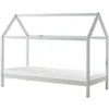 Image de Dallas Lit LP 90X200cm Blanc + Matelas Basic Cool 200x90cm epaisseur 10cm