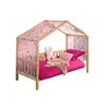 Image de Dallas Lit MH 90 X 200 Naturel + Tente textile Papillon