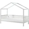 Image de Dallas Lit MH 90 X 200 Blanc + Matelas