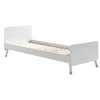 Image de Lit Billy blanc satin 90x200cm