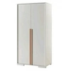 Image de LONDON Armoire 2 Portes Blanc mat
