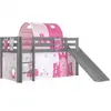 Image de Lit Enfant Surélevé Avec Toboggan Pino Princess