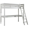 Image de Lit mezzanine avec support blanc