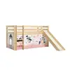 Image de PINO Lit Compact avec Toboggan Pin Princesse