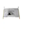 Image de Lit Tipi90 X 200,ensemble Textile Assorti Nature/Blanc
