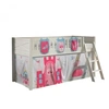 Image de Scott Lit Mezzanine et Rideau Princess 3 Sacs Rangement