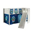 Image de Scott Lit Mezzanine Toboggan et Rideau Astro + 3 Sacs Rangement