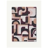 Image de Module design - Tapis géométrique Nuance - Rose Rohe - 140 x 200 CM