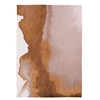 Image de Tapis de salon tissé plat Lagoon - Meditation Collection - Chestnut - 140 x 200 cm - Design inspiré des taches d'encre, teintes chaudes et naturelles