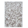 Image de Tapis de salon tissé plat Swim - Meditation Collection - Grit - 240 x 340 cm - Design cyanotype inspiré de la fluidité de l'eau, reflets brillants,