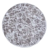 Image de Tapis de salon tissé plat Swim - Meditation Collection - Grit - 240 x 240 cm - Design cyanotype inspiré de la fluidité de l'eau, reflets brillants,