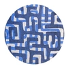 Image de Tapis de salon tissé plat Kuba - Craft Collection - Ultramarine - 170 x 240 cm - Motifs Ethniques Abstraits Inspirés de l'Art Kuba Zaïrois, Design