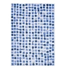 Image de Tapis de salon tissé plat Cobblestone - Craft Collection - Amparo Blues - 280 x 390 cm - Motifs Abstraits avec Dégradés, Texture Unique, Design
