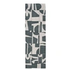Image de Tapis de salon tissé plat Papercut - Craft Collection - Sea Spray - 80 x 250 cm - Design Moderne Bauhaus avec Formes Déconstruites, Tangram,