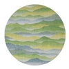 Image de Tapis Himalaya - Gallery Collection - Spring - 240 x 240 cm - Design printanier inspiré des sommets himalayens, motifs et couleurs revigorants