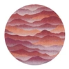 Image de Tapis Himalaya - Gallery Collection - Autumn - 240 x 240 cm - Design printanier inspiré des sommets himalayens, motifs et couleurs revigorants