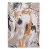 Image de Tapis de salon tissé plat Fresque - Gallery Collection - Middle Of - 140 x 200 cm - Couleurs Vives, Design Artistique, Inspiré d'un Atelier de