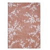 Image de Tapis de salon tissé plat - Sakura Collection - Copper Pink - 80 x 150 cm - Design Elegant de Cerisiers en Fleurs, Inspiré du Printemps