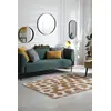 Image de Tapis - Collection Ikat - Golden Sand - Tapis d'intérieur moderne et doux - Rectangulaire - 170 x 240 cm