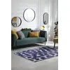 Image de Tapis - Collection Ikat - Ultramarine - Tapis d'intérieur moderne et doux - Rectangulaire - 200 x 280 cm