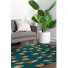 Image de Tapis - Collection Leo - Storm Blue - Tapis d'intérieur moderne et doux - Rectangulaire - 200 x 280 cm