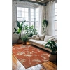 Image de Tapis - Collection Mushroom - Inflorescence - Tapis à Motifs, Finition Artisanale, Tissage en Belgique - Tapis d'intérieur moderne et doux -