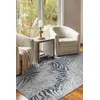 Image de Tapis - Collection Zebra - Kenian Sky - Tapis à Motifs, Finition Artisanale, Tissage en Belgique - Tapis d'intérieur moderne et doux - Rectangulaire
