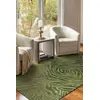 Image de Tapis - Collection Zebra - Jade Imperial - Tapis à Motifs, Finition Artisanale, Tissage en Belgique - Tapis d'intérieur moderne et doux -