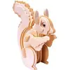Image de Puzzle en bois écureuil Gepetto's Workshop 3D Beige TU EU473145