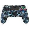 Image de DragonShock Mizar Manette Sans Fil pour PS4   Contrôleur Bluetooth Compatible PC & PS3   Double Vibration, Batterie Rechargeable   Camouflage Bleu en occasion ou reconditionné