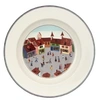 Image de DESIGN NAIF ASSIETTE CREUSE VILLAGE 21 CM