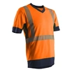 Image de T-shirt KOMO orange haute visibilité col V manches courtes taille XL - - 7KOMOXL