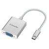 Image de Adaptateur TYPE-C vers VGA F - Plug & Play - Structure aluminium - Gris sidéral
