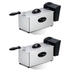Image de Friteuse électrique - - 3L - 2000W - Cuve amovible - Thermostat réglable jusqu'à 190°C