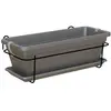 Image de - Kit balcon Jardiniere venezia 50cm anthracite 50 x 19,5 x h16,3 cm - 1,13l