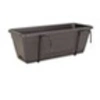 Image de Kit Jardiniere Venezia avec réserve d'eau - 10 L - 49 x 19,5 x 16,6 cm - Gris anthracite